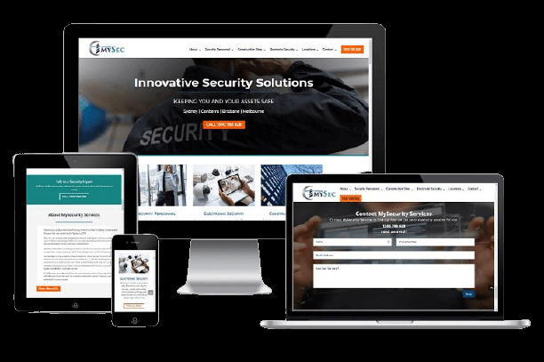 Websites Polar Web Design Portfolio - My Security Services