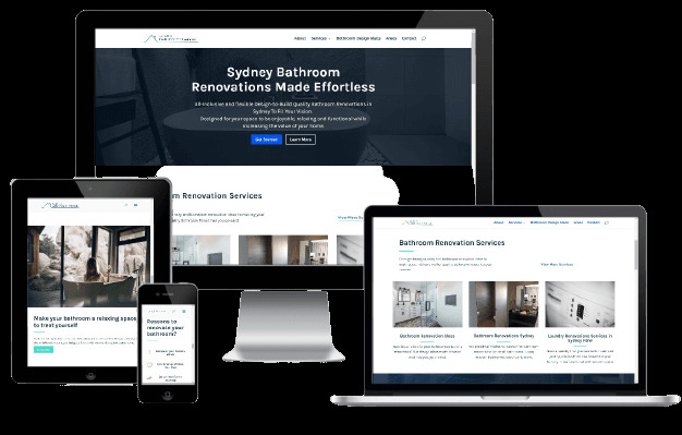 Websites Polar Web Design Portfolio - Quality Bathroom Renos